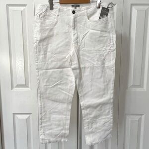 NWT Habitat White Buttoned Pants Size 16
